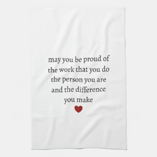 Nurse teacher mother appreciation  pround Thank   Kitchen Towel