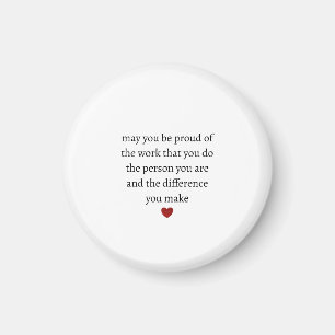 Nurse teacher mother appreciation pround Thank Magnet