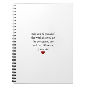 Nurse teacher mother appreciation pround Thank Notebook