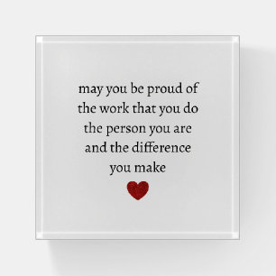 Nurse teacher mother appreciation  pround Thank   Paperweight