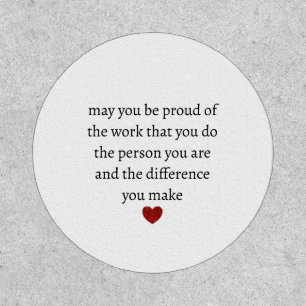 Nurse teacher mother appreciation pround Thank Patch