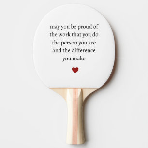 Nurse teacher mother appreciation pround Thank Ping Pong Paddle
