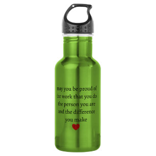 Nurse teacher mother appreciation  pround Thank   Stainless Steel Water Bottle