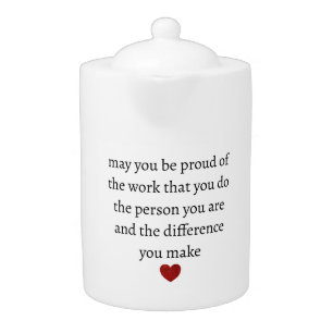 Nurse teacher mother appreciation  pround Thank   Teapot