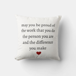 Nurse teacher mother appreciation  pround Thank   Throw Pillow