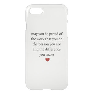 Nurse teacher mother appreciation pround Thank iPhone SE/8/7 Case
