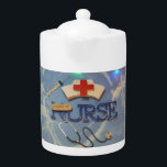 Nurse teapot<br><div class="desc">Nurse teapot,  great gift</div>