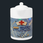 Nurse teapot<br><div class="desc">Nurse teapot,  great gift</div>