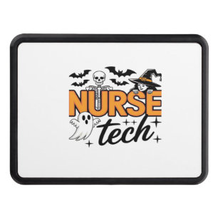 Nurse Tech - Halloween - with skeleton, witch, and Hitch Cover