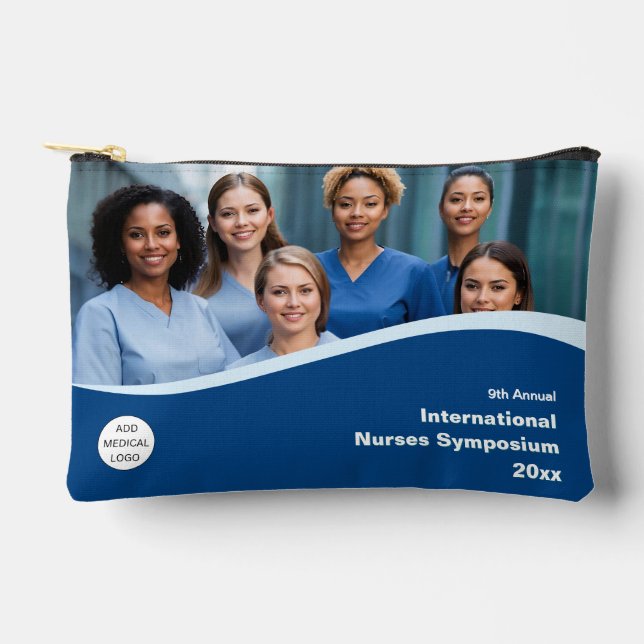 Nurse Technician Caregiver Medical Conference Accessory Pouch (Front)