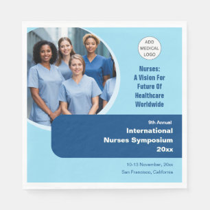 Nurse Technician Caregiver Medical Conference Napkins