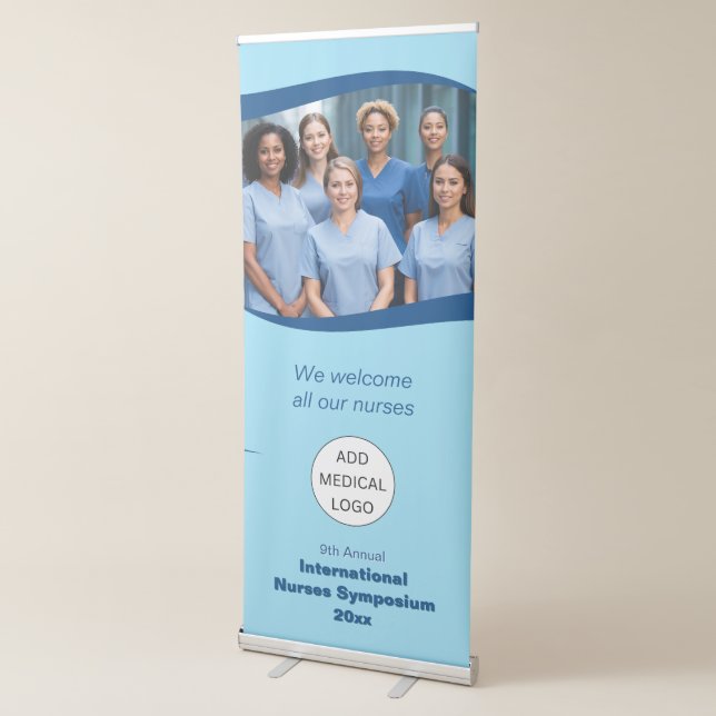 Nurse Technician Caregiver Medical Conference Retractable Banner (3/4)