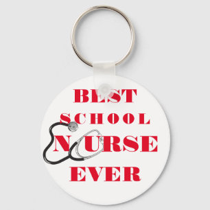 Nurse thank you appreciation gift typography keychain