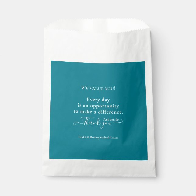Nurse Thank You Appreciation Week Month Bulk Favor Bag (Front)