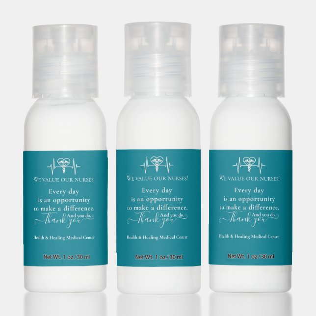 Nurse Thank You Appreciation Week Month Bulk Hand Lotion (Set)