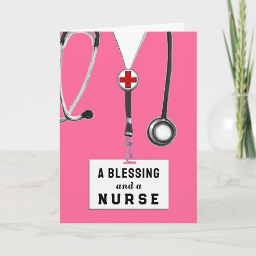 Nurse Thank You Card