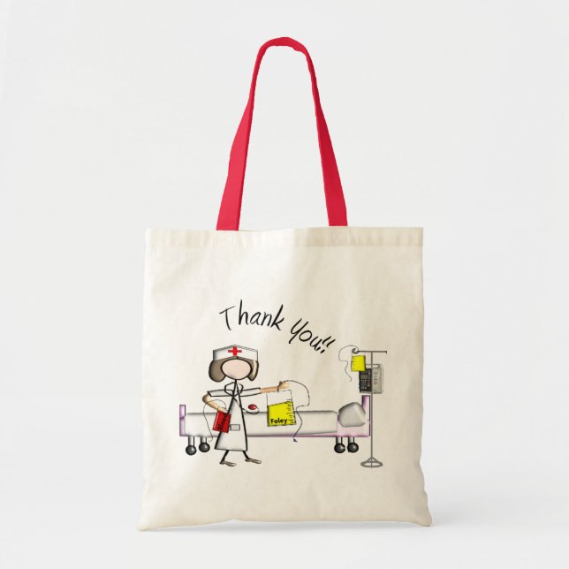 Nurse "Thank You" Gifts Tote Bag (Front)