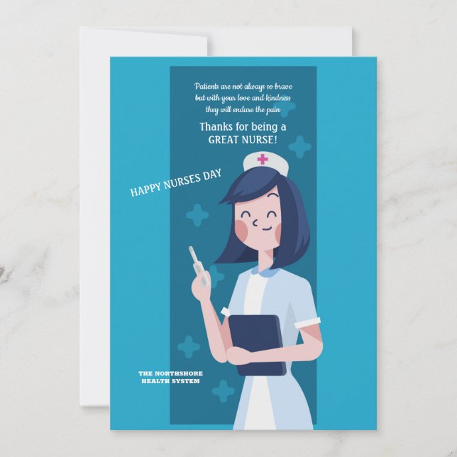 Nurse Thank You Nurses Day Card (Front)