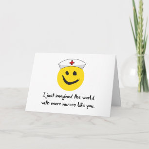 Nurse Thanks, Imagining More Nurses Like You Thank Letterpress Thank You Card