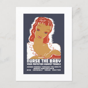 Nurse the Baby Postcard