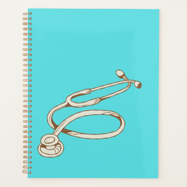 Nurse-Themed Notebook for Work & Notes (Front)