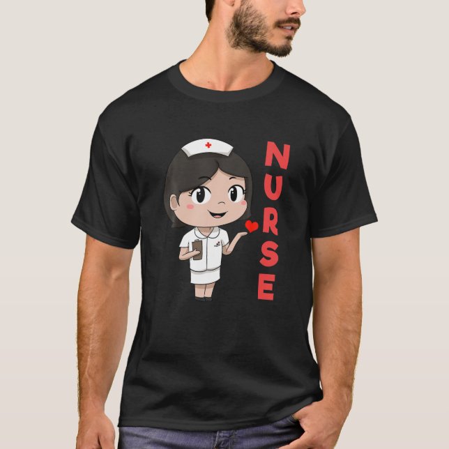 Nurse Tool Lifesavers Nursing Love Life Heart Vint T-Shirt (Front)