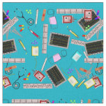 Nurse Tools Fabric Teal Blue