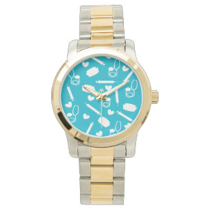 Nurse Tools Watch Two Tone in Blue
