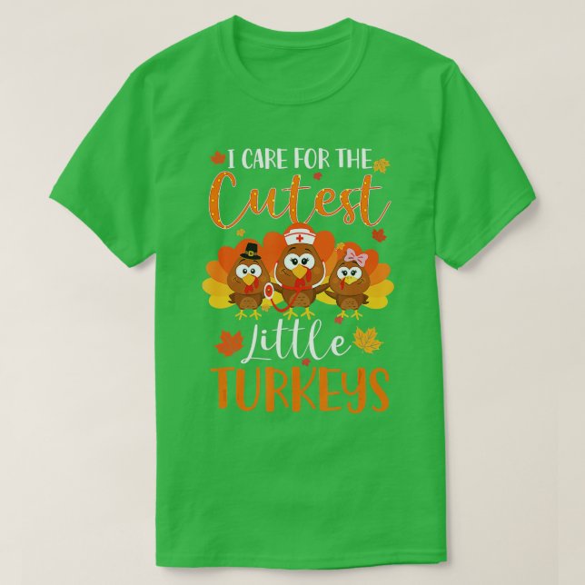 Nurse Turkey Thanksgiving Nurse Day Womens NICU Nu T-Shirt (Design Front)