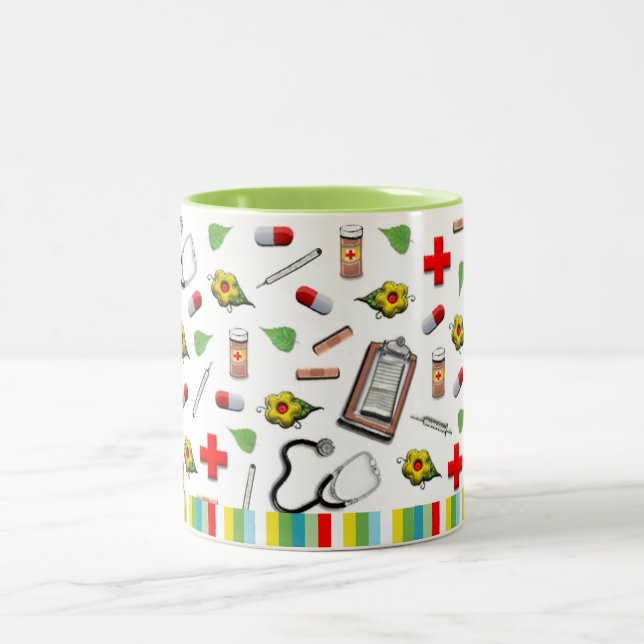 Nurse Two-Tone Coffee Mug (Center)