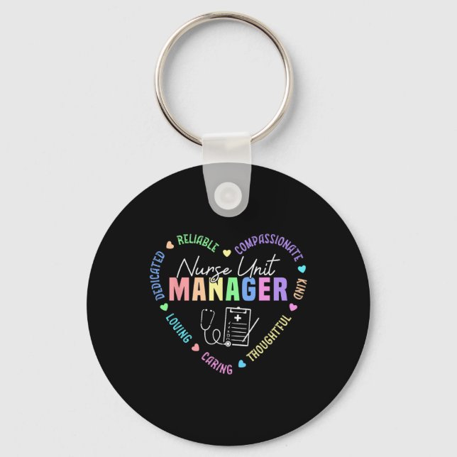 Nurse Unit Manager Appreciation  Keychain (Front)