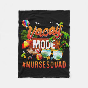 Nurse Vacation Group Nursesquad Fleece Blanket