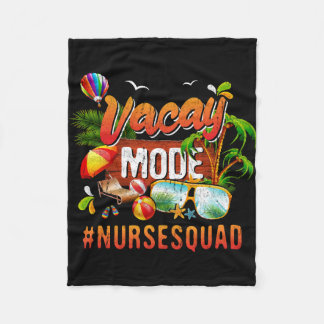 Nurse Vacation Group Nursesquad Fleece Blanket