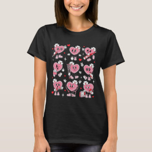 Nurse Valentine Candy Heart Er Icu Nicu Rn Nurses T-Shirt