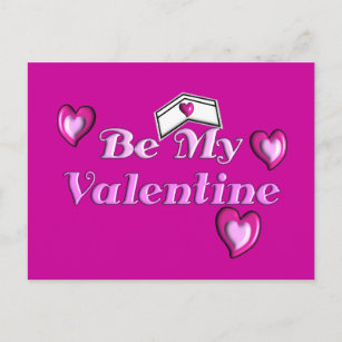 Nurse Valentine Gifts "Be My Valentine" Holiday Postcard