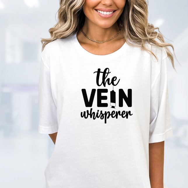  Nurse Vein Whisperer Funny T-Shirt (Creator Uploaded)