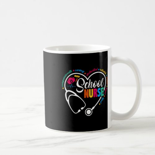 Nurse Vintage Love Heart Nurse Life 1  Coffee Mug