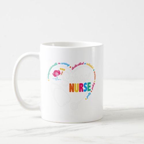 Nurse Vintage Love Heart Nurse Life   Coffee Mug