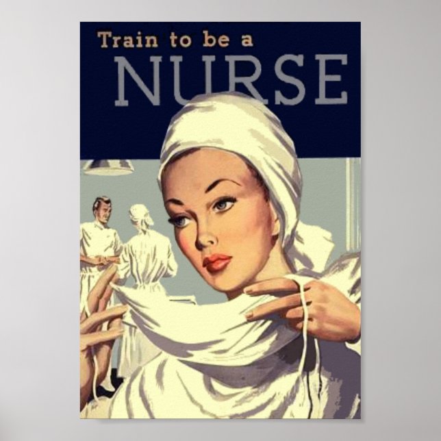 Nurse vintage poster (Front)