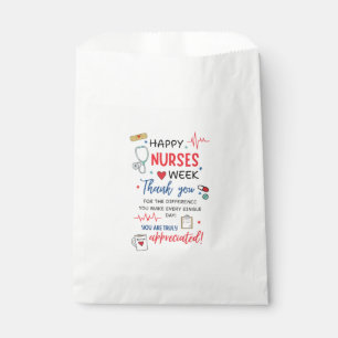 Nurse Week Sign Printable Appreciation Nurse Thank Favor Bag
