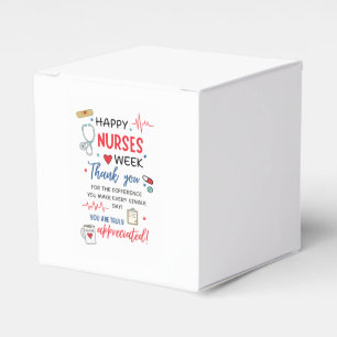 Nurse Week Sign Printable Appreciation Nurse Thank Favor Boxes