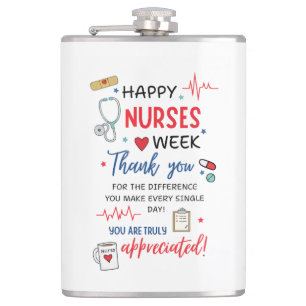 Nurse Week Sign Printable Appreciation Nurse Thank Flask