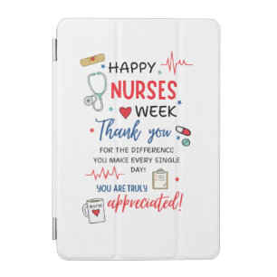 Nurse Week Sign Printable Appreciation Nurse Thank iPad Mini Cover