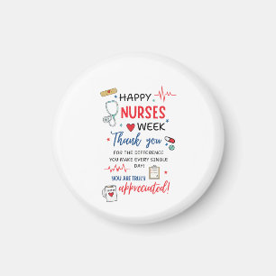 Nurse Week Sign Printable Appreciation Nurse Thank Magnet