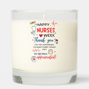Nurse Week Sign Printable Appreciation Nurse Thank Scented Candle