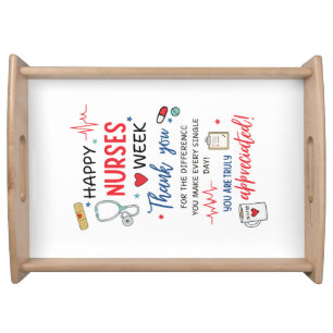 Nurse Week Sign Printable Appreciation Nurse Thank Serving Tray