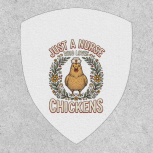 Nurse Who Loves Chickens Vintage Shirt Design_1 Patch
