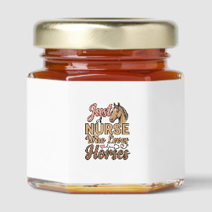 Nurse Who Loves Horses Vintage Engraving Shirt Des Honey Jar Favors
