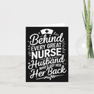 Nurse Wife And Nursing Wife Quote Nursing Husband Card