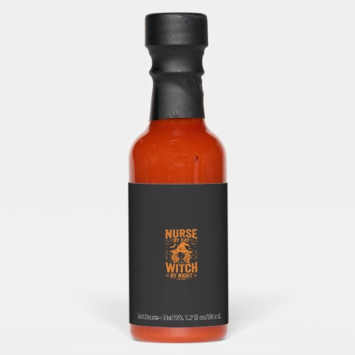 Nurse Witch Halloween Design Hot Sauces